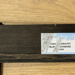 Масло для дерева Berger-Seidle OutdoorOil цвет Black / Schwarz полуматовое 1 л
