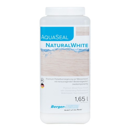 Лак для паркета Berger-Seidle AquaSeal NaturalWhite 2K экстраматовый 1,65 л
