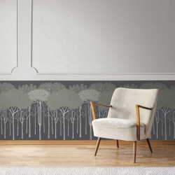 Панно York Ronald Redding Arts and Crafts Oakwood Grove AC9222D 0,91×4,57