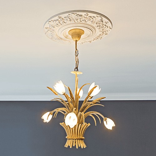 Потолочная розетка под покраску Европласт 1.56.020 47 См