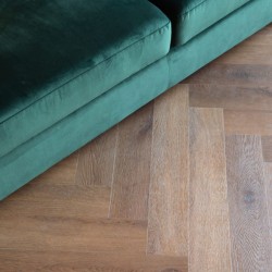 Кварцвиниловый SPC ламинат Vinilam Vinipol Herringbone Паркет Пикассо 9911 венгерская елка 762×127×7