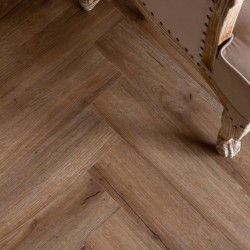 Кварцвиниловый SPC ламинат Vinilam Vinipol Herringbone Паркет Франческо 9933 венгерская елка 762×127×7