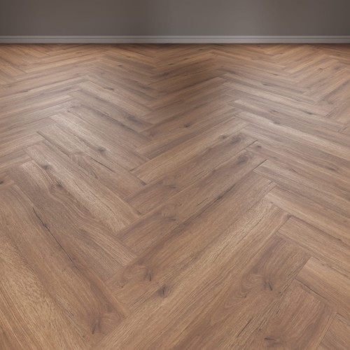 Кварцвиниловый SPC ламинат Vinilam Vinilpol Herringbone Паркет Франческо 9933 венгерская елка 762×127×7