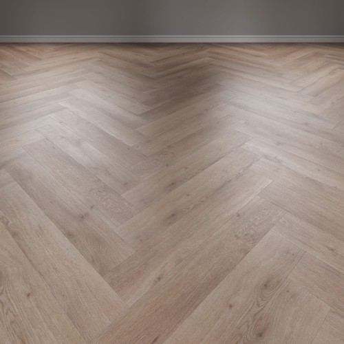 Кварцвиниловый SPC ламинат Vinilam Vinilpol Herringbone Паркет Бруно 9965 венгерская елка 762×127×7