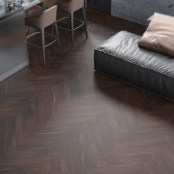 Кварцвиниловый SPC ламинат Vinilam Vinipol Herringbone Паркет Да Винчи 9977 венгерская елка 762×127×7