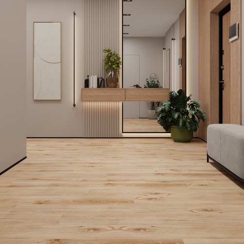 Кварцвиниловый SPC ламинат Cronafloor Alpha Дуб Москва А104 1200×180×3,5