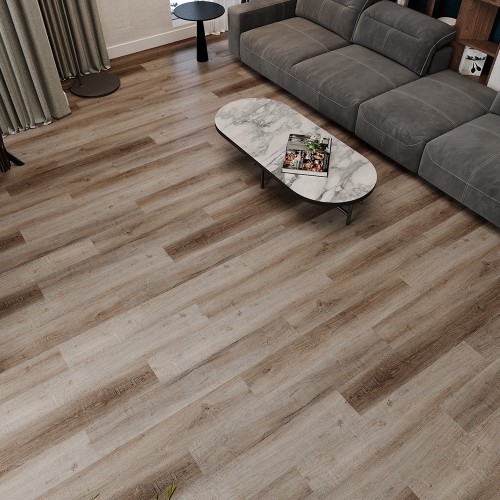 Кварцвиниловый SPC ламинат Cronafloor Alpha Дуб Мюнхен А102 1200×180×3,5