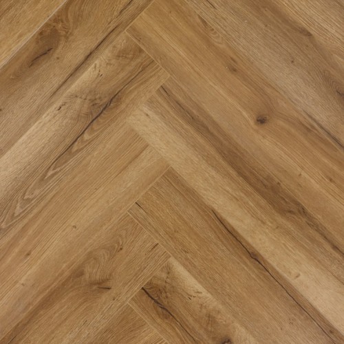 Кварцвиниловый SPC ламинат Cronafloor Herringbone 2.0 Дуб Лион H012 венгерская елка 640×128×4,5