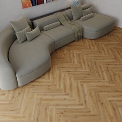 Кварцвиниловый SPC ламинат Cronafloor Herringbone 2.0 Дуб Лион H012 венгерская елка 640×128×4,5