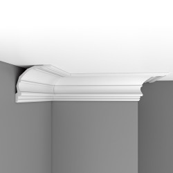 Потолочный плинтус под покраску Decomaster DP-40A 2400×175×175