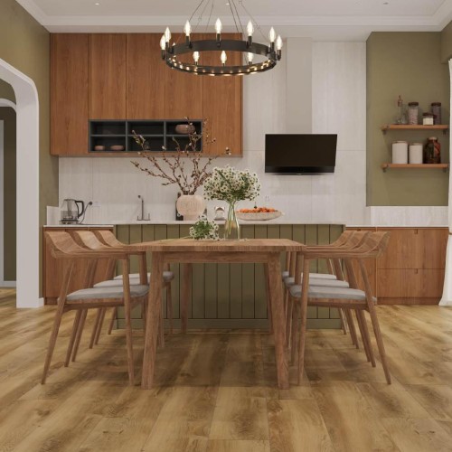 Кварцвиниловый SPC ламинат Alpine Floor Premium 12 Дуб Дюна ECO 24-6 1524×228×12