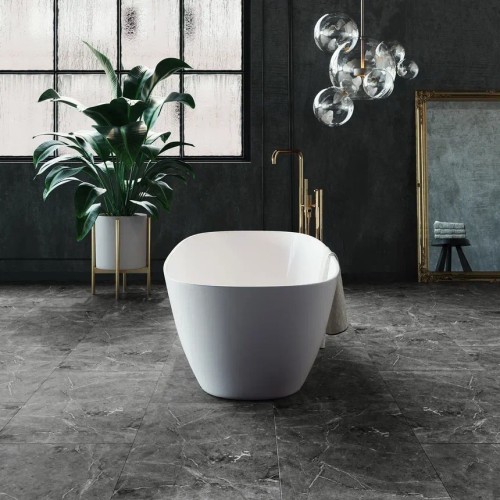 Кварцвиниловая плитка Invictus клеевая Maximus Tile Hudson Stone Graphite 914×457×2,5