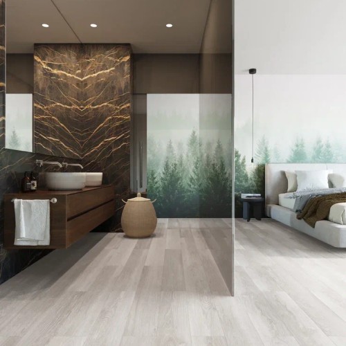 Кварцвиниловая плитка Invictus клеевая Maximus Plank French Oak Polar 1219×178×2,5