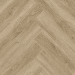 Кварцвиниловая плитка Invictus клеевая Maximus Herringbone Divine Oak Champagne венгерская елка 749×150×2,5