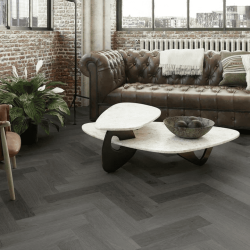 Кварцвиниловая плитка Invictus клеевая Maximus Parquet Highland Oak Ebony венгерская елка 406×102×2,5