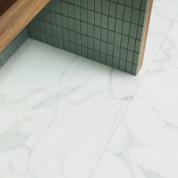 Кварцвиниловый SPC ламинат Invictus Primus Tile Primus Tile Pure Marble Snow 907×450×4