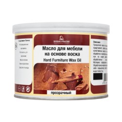 Масло с воском для мебели Borma Hardwax Furniture Oil Бесцветное 4906 матовое 0,5 л