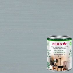 Масло с воском для дерева Biofa 2045 цвет 2023 Гриф матовое 1 л