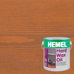 Масло с твердым воском для дерева Hemel Hardwax Oil цвет 3014Н Каштан матовое 2,5 л
