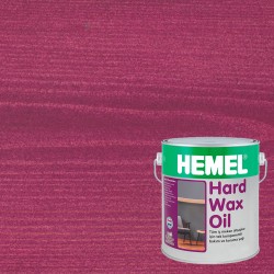 Масло с твердым воском для дерева Hemel Hardwax Oil цвет 3015Н Амарант матовое 2,5 л