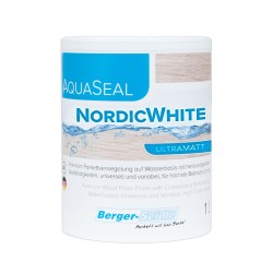 Лак для паркета Berger-Seidle AquaSeal NordicWhite Белый ультраматовый 1 л