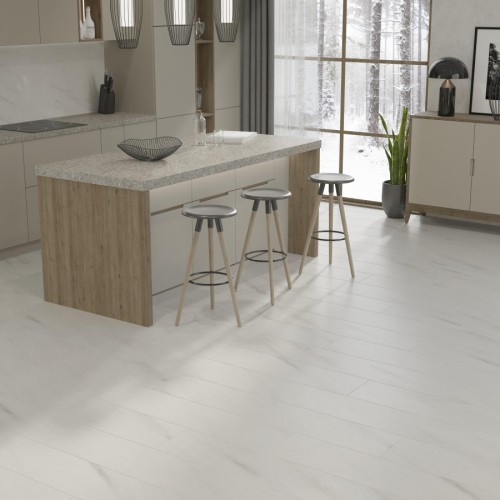 Ламинат Egger Pro Large 8/33 Aqua+ Мрамор Леванте белый EPL245 1292×246×8