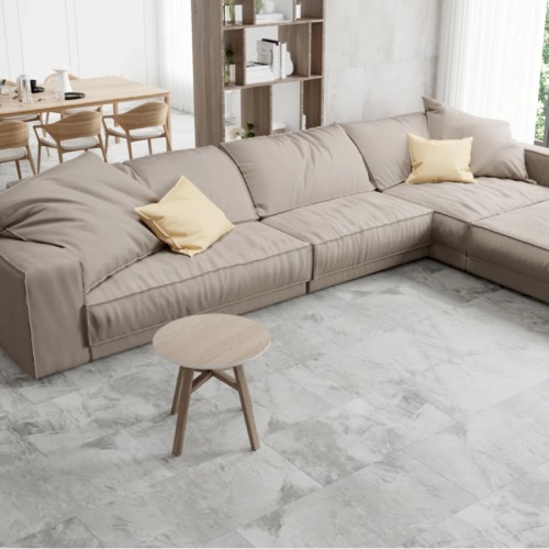 Кварцвиниловая плитка Vinilam клеевая Ceramo Stone Glue Адриатический Серый 91901 950×475×2,5