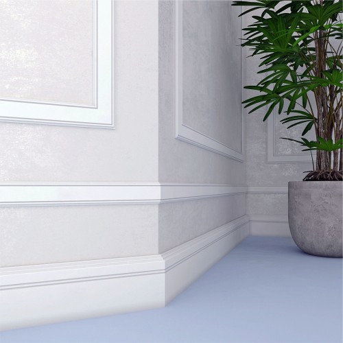 Плинтус под покраску Bello Deco П12 2000×120×20
