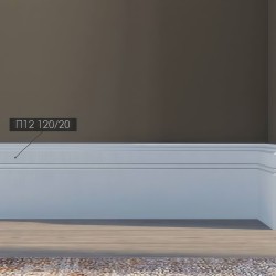 Плинтус под покраску Bello Deco П12 2000×120×20