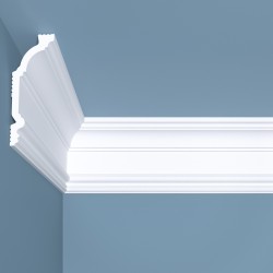 Потолочный плинтус под покраску Bello Deco К3 2000×40×100