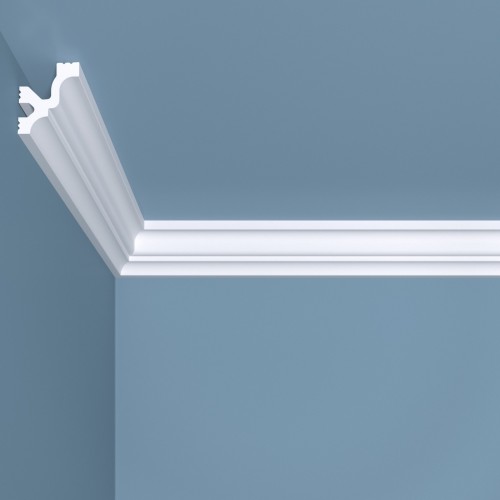 Потолочный плинтус под покраску Bello Deco К11 2000×30×35