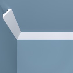 Потолочный плинтус под покраску Bello Deco К15 2000×30×30