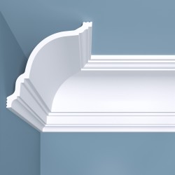 Потолочный плинтус под покраску Bello Deco К22 2000×120×120