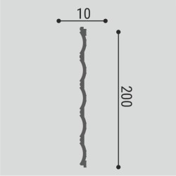 Стеновая панель под покраску Bello Deco СП 04/3 3000×200×10