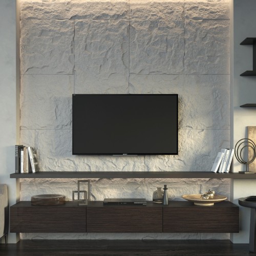 Стеновая панель 3D под покраску Bello Deco А005-1 PU 1200×600×30