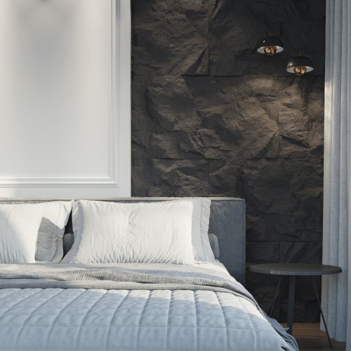 Стеновая панель 3D под покраску Bello Deco С001-1 PU 1200×600×60