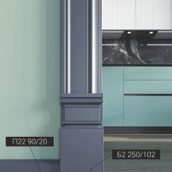 Молдинг под покраску Bello Deco Н13 2200×100×23