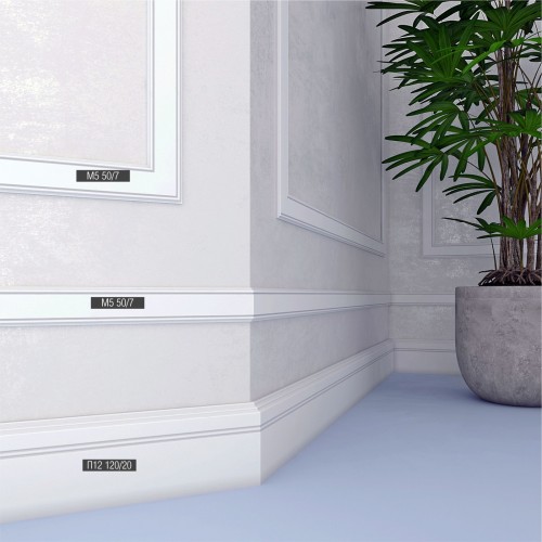 Молдинг под покраску Bello Deco М5 2000×50×7
