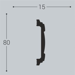 Молдинг под покраску Bello Deco М8 2000×80×15