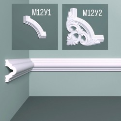 Молдинг под покраску Bello Deco М12 2000×40×20
