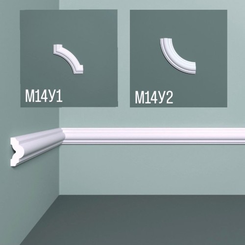 Молдинг под покраску Bello Deco М14 2000×25×12