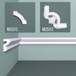 Молдинг под покраску Bello Deco М15 2000×35×20
