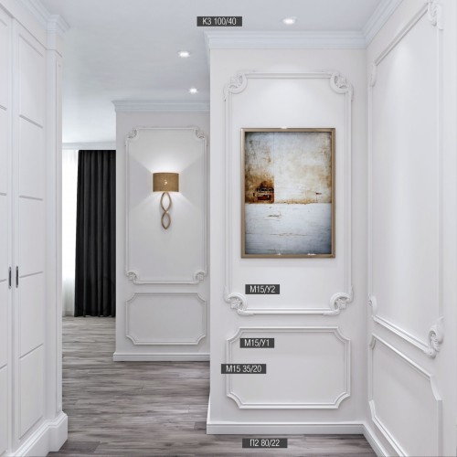 Молдинг под покраску Bello Deco М15 2000×35×20