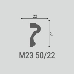 Молдинг под покраску Bello Deco М23 2000×50×22