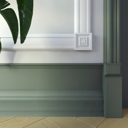 Дверной декор нижний под покраску Bello Deco Б1 250×82×31