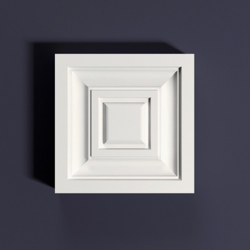 Дверной декор верхний под покраску Bello Deco В1 102×102×25