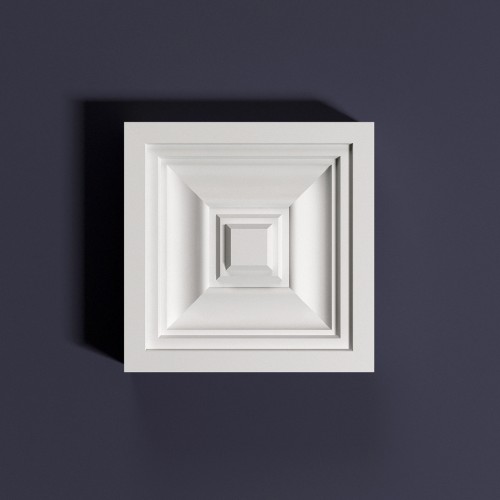 Дверной декор верхний под покраску Bello Deco В3 92×92×24