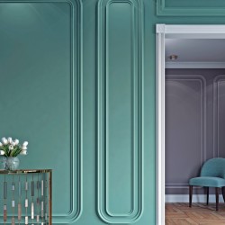 Дверной декор верхний под покраску Bello Deco В3 92×92×24