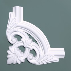 Угловой элемент к молдингу под покраску Bello Deco М12У2 225×225×20