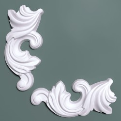 Угловой элемент к молдингу под покраску Bello Deco М10Н1 144×67×17